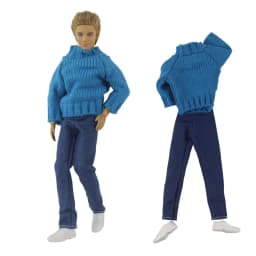 1 Set Doll Clothes Outfit for 12 inch Ken Doll Many Style for Choice A02