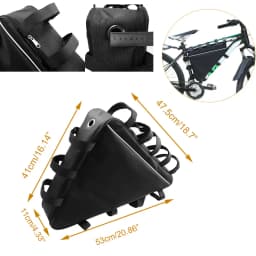 27 size Mountain Bike Triangle Tube Frame Bag Case Battery MTB Storage Protect