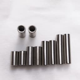 10 Pieces Connecting Pipe Rivet Cheese M2.5 Thread Diy Knife Material Making Knife Handle Screw Cylindrical Nuts