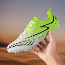 Men Track Spike Soft Professional Athletic Long Jump Running Field Sprint Shoes Light Weight Non Slip Nails Race Racing Match
