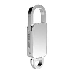 Mini Voice Recorder 128G Long Recording Keychain Sound Audio Recorder Noise Reduction One-button Recording Dictaphone MP3 Player