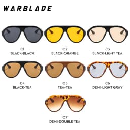 Trend Oversized Frame Pilot Luxury Designer Women's Sunglasses Retro Design Men Sunglass Punk Outdoor Travel Drive Shades UV400