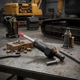 High-Pressure Grease Fitting Unclogging Tool 600psi Carbon Steel Spiral Pressure Design for Blocked Lubrication Lines