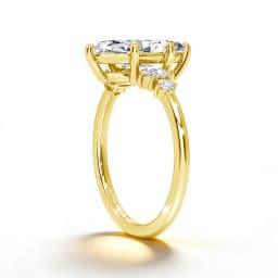 GRA Certified 2CT Marquise Cut Moissanite Ring Solid 14K Gold Filled Non Tarnish Diamond Wedding Rings for Women High Quality