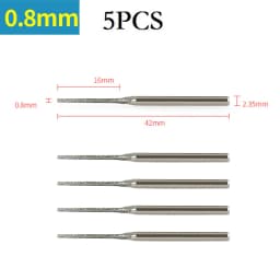 Drilling Jewelry Drilling Glass Diamond Coated Drill Bits Jewelry Drill Bits 1.0mm Head Diameter 1.2mm Head Diameter