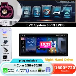 Android 16 RHD For BMW 3/4 series F30 F31 F32 F33 F34 F36 2013-2019 Android Auto Carplay Car Multimedia Car Radio WIFI DSP GPS