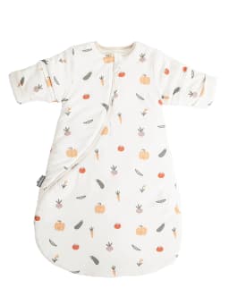 Sleeping Bag For Babies 0-24M Soft Cotton Breathable 2-Ways Zipper Cute Animal Print Baby Sleeping Bag With Removable Sleeves