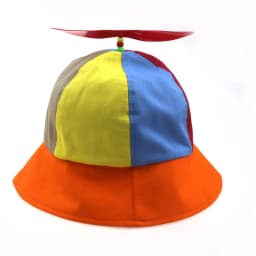 New Custom Logo Parent Child Cotton Helicopter Propeller Bucket Cap Outdoor Unisex Color Matching Sun Protection Fisherman Hat