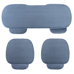 Warm Car Seat Cover for Front Rear or Full Set Flocking Chair Protector Seat Cushion Pad Mat Non Slide Auto Universal