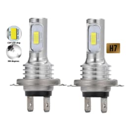 2Pcs LED H1 H3 Car Headlight 9005 9006 H8 H9 H11 H16 880 6000K White High Low Beam Fog Lamps Light Bulbs12000Lm 12V 100W