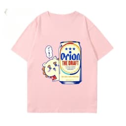 Orion Men's and Women's Collaborative Chiikawa (Usagi) Short Sleeve T-Shirt for Parents and Kids - Comfortable, Breathable Ins
