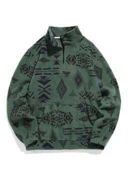 Winter New Trendy Printed and Velvet Thickened Warm Hoodie for Men's Casual Loose Sports Large Size High Quality Coat M-3XL