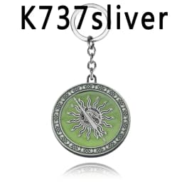Dragon House Keychain Targaryen Dragon Shape Keyring for Fan Collection Accessories Friends Gift