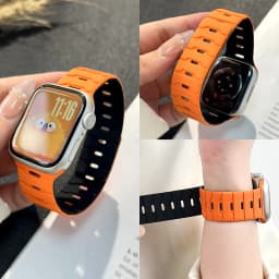 Magnetic Strap For Apple Watch Bands Ultra 2 49mm 45mm 44mm 46mm 42mm Belt Silicone Bracelet iWatch Series 11 10 8 7 6 5 4 9 SE