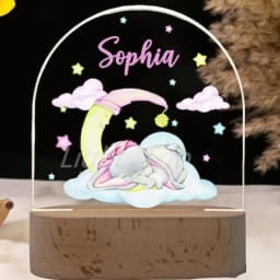 Personalized Children Fairy Lamp Custom Castle 3D Night Light For Kids Tinkebell Bedroom Home Decoration Birthday Christmas Gift