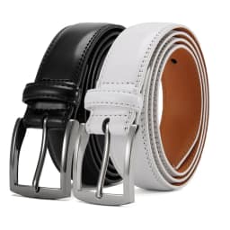 2025 Men Belts Pin Buckle Metal Automatic Buckle Belt Genuine Leather Male Belt Strap Male Black Coffee Brown WaistBelts for Men
