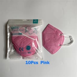 10-200pcs FFP2 Mask Approved CE 5 Layers Face Mask KN95 Filter Respirator Pink Reusable Adults Protective KN95 FFP2 Mascarilla
