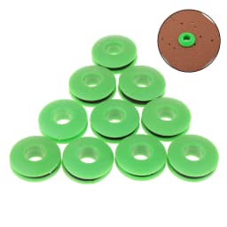 10pcs Plastic Eyelets Set Round Eyelets Tarpaulin Eyelets Solar Cover Pool For Repairing Tarpaulins And Securing Solar Covers