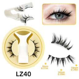 New 1 Pair Cat Eye Magnetic Eyelashes Set With Tweezers Natural Light Eyelash Extension Tools Reusable False Eyelashes Makeup