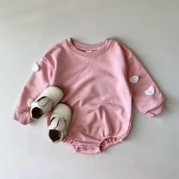 INS 2023 Spring Baby Clothes Cloud Sweatshirt Romper Baby Girl Boys Cotton Bodysuit Clothes Newborn 0 to 12 Months 24M Outerwear