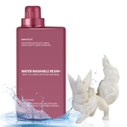 Geeetech 3D Printing Resin Water Washable 405 Low Odor High Precision Fast Curing for LCD 3D Printer Photopolymer Standard Resin