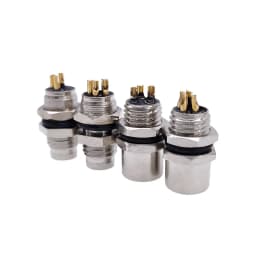 M8 Sensor Connector Waterproof Male&Female Plug Straight Angle Screw Threaded Coupling 3Pin 4Pin