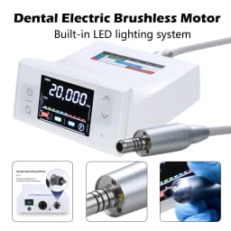 Portable Dental Electric Motor Brushless Digital Electric Micro motor Micromotor For 1:1/1:5/16:1 LED Handpiece Dentist Tools