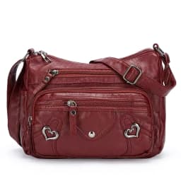 Multi Pocket Soft Leather Crossbody Bag Luxury Purses Handbags Women's Bag Designer Shoulder Messenger Bags for Women