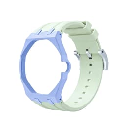 Bioceramics Watch Case+Silicone Band Modification Kit Strap Case Changer To Wristwatch Accessories For Royal Pop