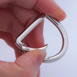 5Pcs D Ring Spring Key Hooks Metal Keyring Clip Spring Ring Buckles Clasp for Belt Backpack Bag Handbag Purse Strap Keychain