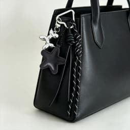 Creative Simple Style Heart-shaped Five-pointed Star Woven Lanyard Keychain Pendant Trendy Bag Charm Accessory