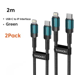 Toocki USB C Cable to iP Cable PD 27W Fast Charging Cable for iPhone 14 13 Pro Max Pad Air Type C iP Data Cord for iPhone X XS