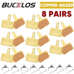 BUCKLOS MTB Disc Brake Pads for SHIMANO B01S Copper-Based Metal Hydraulic Brake Pad Mountain Bike Brake Pads for MT200 M535 M395