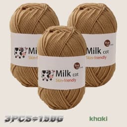 150g milk yarn handmade medium coarse DIY weaving yarn ball for knitting sweaters, hats, scarves and other clothing