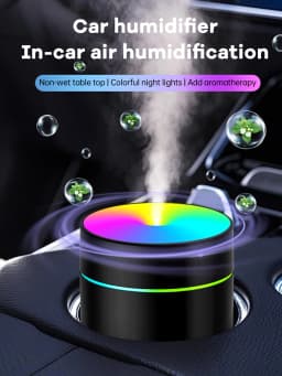 180ml Aromatherapy diffuser Humidifier Aromatherapy essential oil Air purifier Sleeping car carrying home LED 7 color light