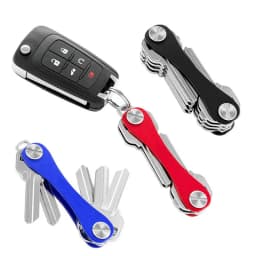 Smart Key Chain Mini Keychain Compact Key Decorative Holder Clip Home Storage Metal Key Clip Aluminum Organizer Keychain Outdoor