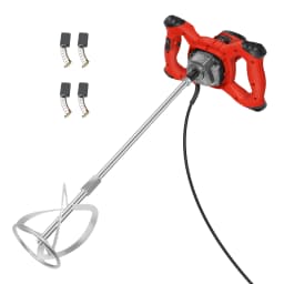 New Handheld Paint Concrete Mixer Machine Paddle Mixer Adjustable 6Speed Stirrer Electric Mix Stirring Tool M14 Mixing Rod 2600W
