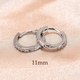 Rainbow CZ Huggies Hoop Earrings Girl Tiny Rings Cartilage Small Helix Piercing Tragus Conch Earlobe Circle Men Hoops Arete
