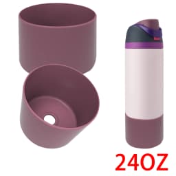 For Owala New Coaster 24oz 32oz 40oz Deep Rose Anti-Slip Protective Sleeve Bottom Bumper Protective Bottom Bumper Protector