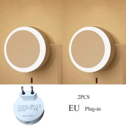 LED Light Control Sensing Lamp Night Lights EU US Plug For Baby Children Living Room Bedroom Corridor  Bathroom Light Lamp