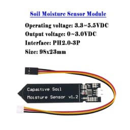 1/5/10PCS Capacitive Soil Moisture Sensor Module 3.3V-5.5V Corrosion Resistant for Arduino/ESP32/Raspberry Pi (Analog Output)