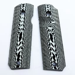 1 Pair G10 Material CNC Tactics 1911 Grips Handle Patch DIY Making Radial Texture Decor Slabs Scales Custom Repair Accessories