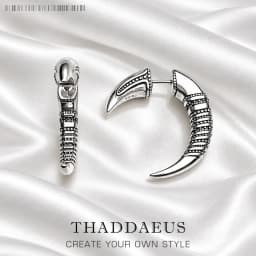 Earring Claw New Vintage 925 Sterling Silver Gift For Women High Quality Fine Jewelry