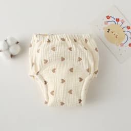Washable Baby Training Pants Cotton Diapers Bubble Gauze Nappy Breathable Reusable Children's Underwear Toddler Cloth Diapers