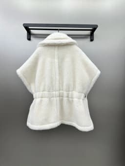 Teddy Bear Shawl Female Autumn Winter Camel Jacket Sheep Wool Coat Lapel Short Alpaca Silk High-end Fashion Jacket