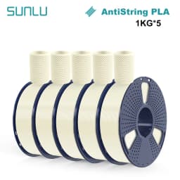 SUNLU 5KG PLA Plus/Clear/AntiString Filament 1.75mm 1kg Spool (2.2lbs) Neatly Wound Filament Fit Most FDM Printer