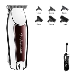 Kemei 9163 Professional Hair Cutting Machine Trimmer for Men Finishing Haircut Cordless Clipper Electric Shaver Beard Barber