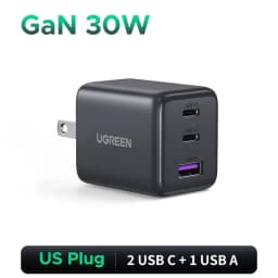 UGREEN 45W/30W/25W/20W GaN Charger PD3.0 PPS QC3.0 USB C Fast Charger For Samsung S26 iPhone 18 17 16 Pro Max iPad Xiaomi Tablet