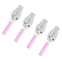 2/4pcs Motorcycle Bicycle Tire Valve Caps Light LED Neon Flash Lamp Waterproof Tyre Universal Wheel Lights Car Accessories