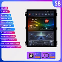 9"10.1"7862 2din Carplay Android 13 Car radio Multimedia Player GPS Navi Stereo Autoradio 4G WIFI Screen Universal Head Unit swc